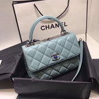 chanel-trendy-cc-flap-bags-blue Handle