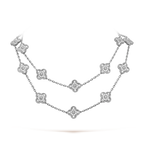 VCA CLOVER 20 MOTIFS DIAMOND SILVER