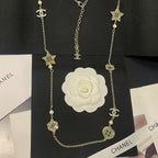 Chanel Star Sweater Chain Necklaces