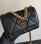 copy-chanel-19-medium-flap-bag-black Shoulder