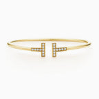 Tiffany T Diamond Wire Bracelet