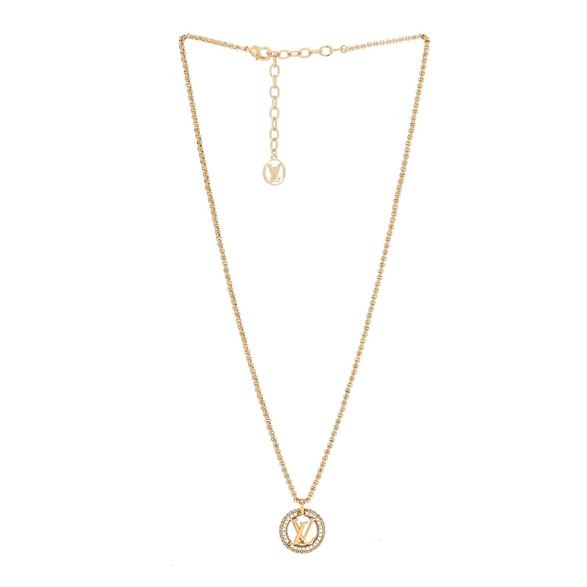 LOUIS VUITTON BY NIGHT DIAMOND PAVED NECKLACE