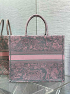 dior-book-tote-large-gray-and-pink-toile-de-jouy-reverse-beverly-hills-embroidery-42-x-35-x-18-5-cm Tote