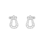 FRED FORCE 10 FULL DIAMOND STUD EARRINGS MINI MODEL