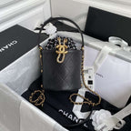 chanel-2020-tweed-soul-bucket-bag-black-copy Crossbody
