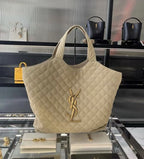 saint-laurent-icare-extra-large-embellished-quilted-leather-tote-handbag Tote
