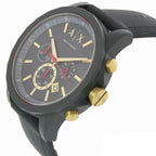 Armani Exchange Outerbanks AX1335 Men's Chronograph Watch – Blue Dial with Blue Silicone Strap