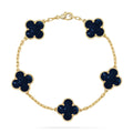 VCA CLOVER 5 MOTIF PIETERSITE BRACELET COLLECTION