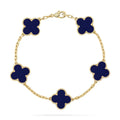 VCA CLOVER 5 MOTIF LAPIS LAZULI BRACELET COLLECTION