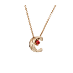 Chanel Coco Necklace Ruby Beige Gold