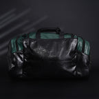 balenciaga-x-adidas-large-duffel-travel-bag-black-green-with-trefoil-logo-and-triple-stripes Handle