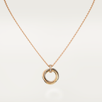 CARTIER TRINITY NECKLACE GOLD DIAMONDS