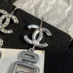 Chanel Perfume Bottle Earrings