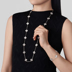 VCA CLOVER 20 MOTIFS LASER SILVER