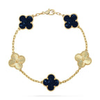 VCA CLOVER 5 MOTIF PIETERSITE BRACELET COLLECTION