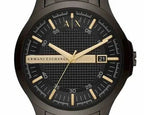 Armani Exchange Hampton AX2413 Men's Chronograph – Black Dial with Black Stainless Steel Strap