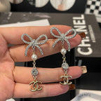 Chanel Double Knot Necklace Bracelet Earrings
