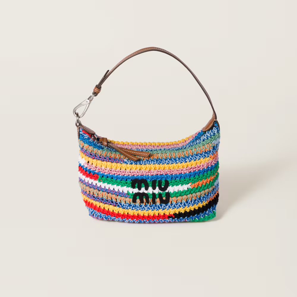 miu-miu-multicolored-crochet-pouch Handle