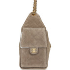 chanel-small-25-hobo-grey-suede Shoulder