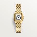 Panthère de Cartier Mini Model | 19mm, 18K Yellow Gold, Silver Dial, Ref. WGPN0048