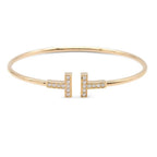 Tiffany T Diamond Wire Bracelet