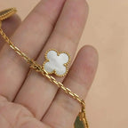 VCA LUCKY SPRING 5 MOTIF GOLD BRACELET