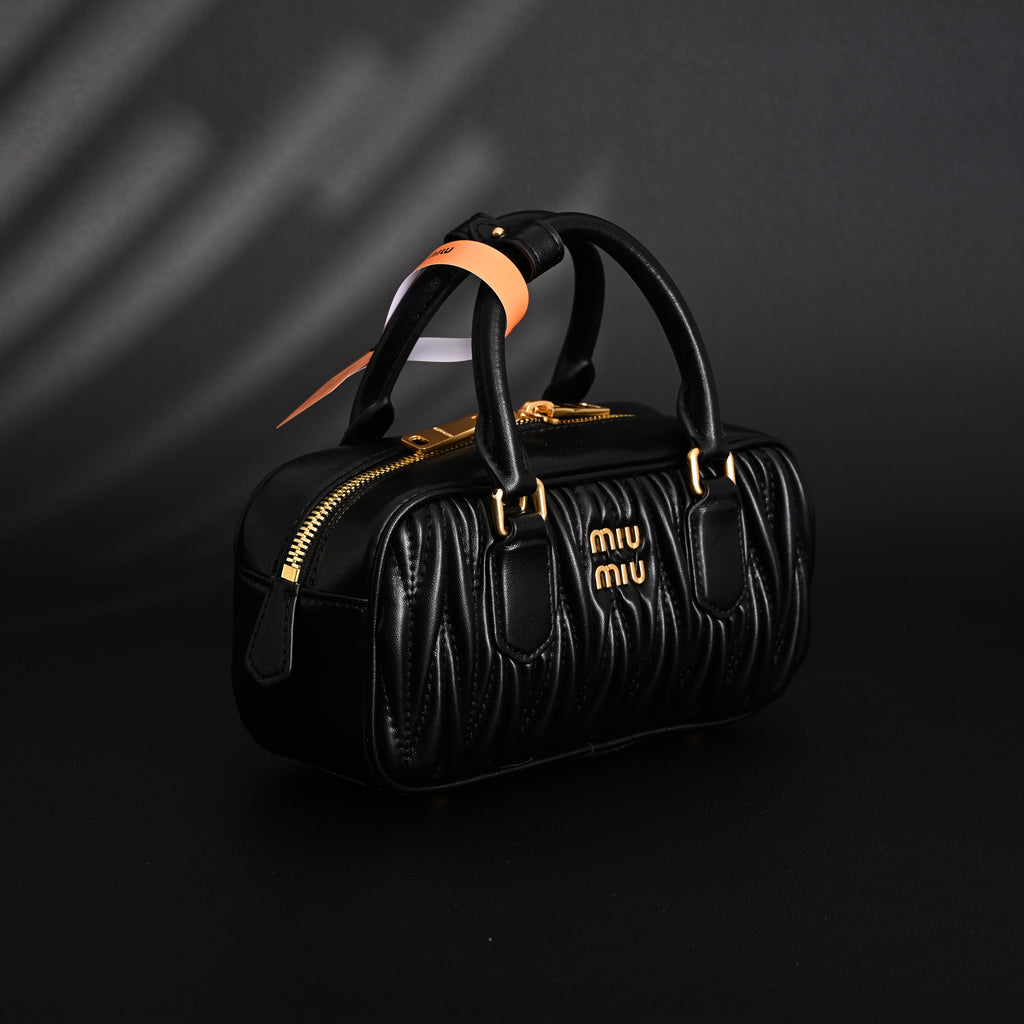 miu-miu-black-matelasse-leather-top-handle-bag Handle