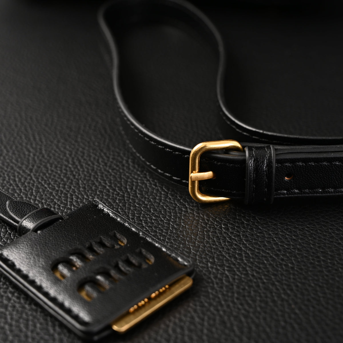 miu-miu-black-matelasse-leather-top-handle-bag Handle