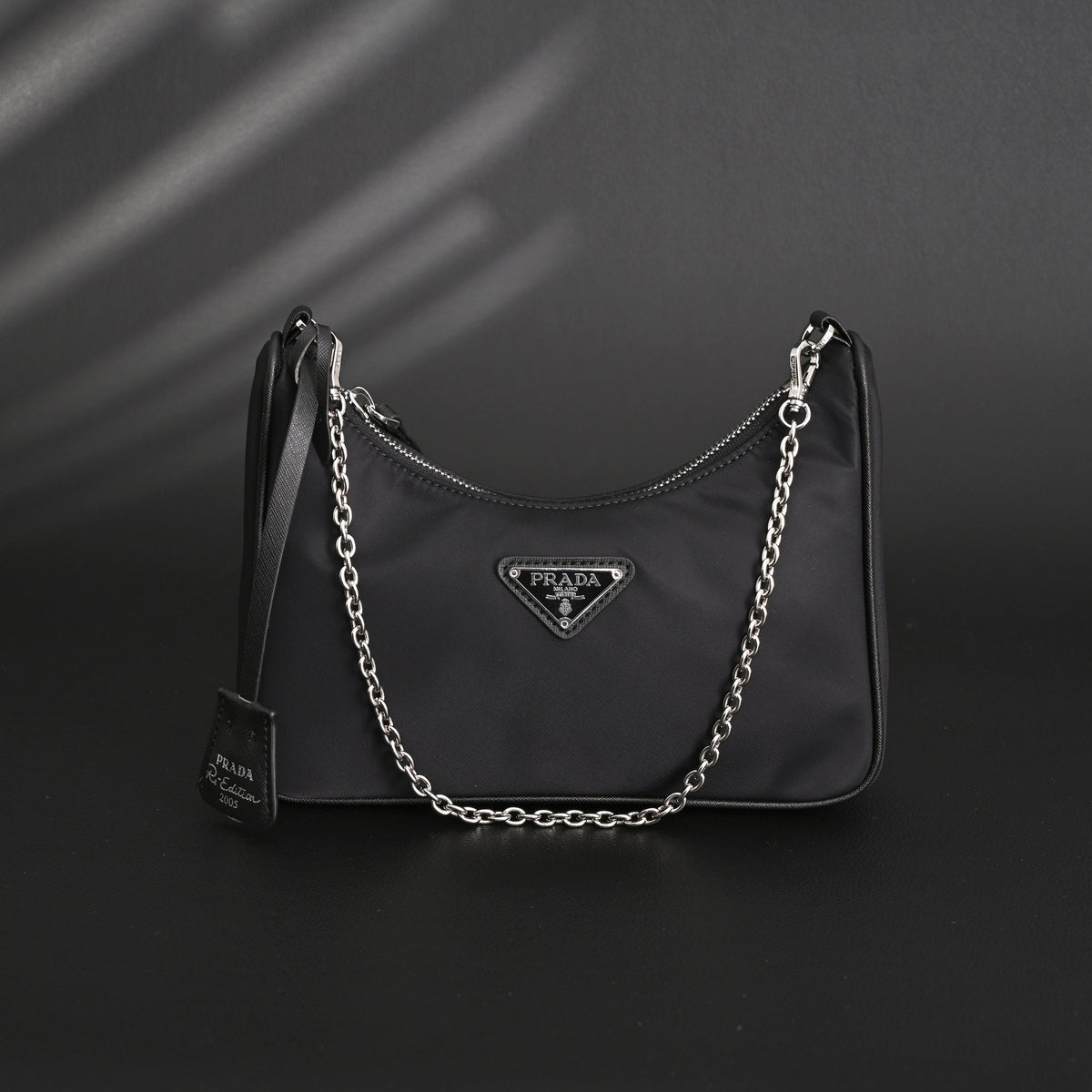 prada-re-edition-2005-nylon-shoulder-bag-black Shoulder