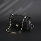 chanel-classic-flap-bag-black-quilted-caviar-leather-with-gold-tone-hardware-1 Shoulder