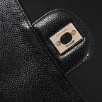 chanel-classic-flap-bag-black-quilted-caviar-leather-with-gold-tone-hardware-1 Shoulder