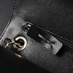 chanel-classic-flap-bag-black-quilted-caviar-leather-with-gold-tone-hardware-1 Shoulder