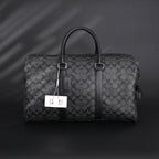 louis-vuitton-keepall-bandouliere-50-damier-graphite-canvas-travel-bag Handle