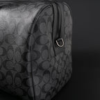 louis-vuitton-keepall-bandouliere-50-damier-graphite-canvas-travel-bag Handle