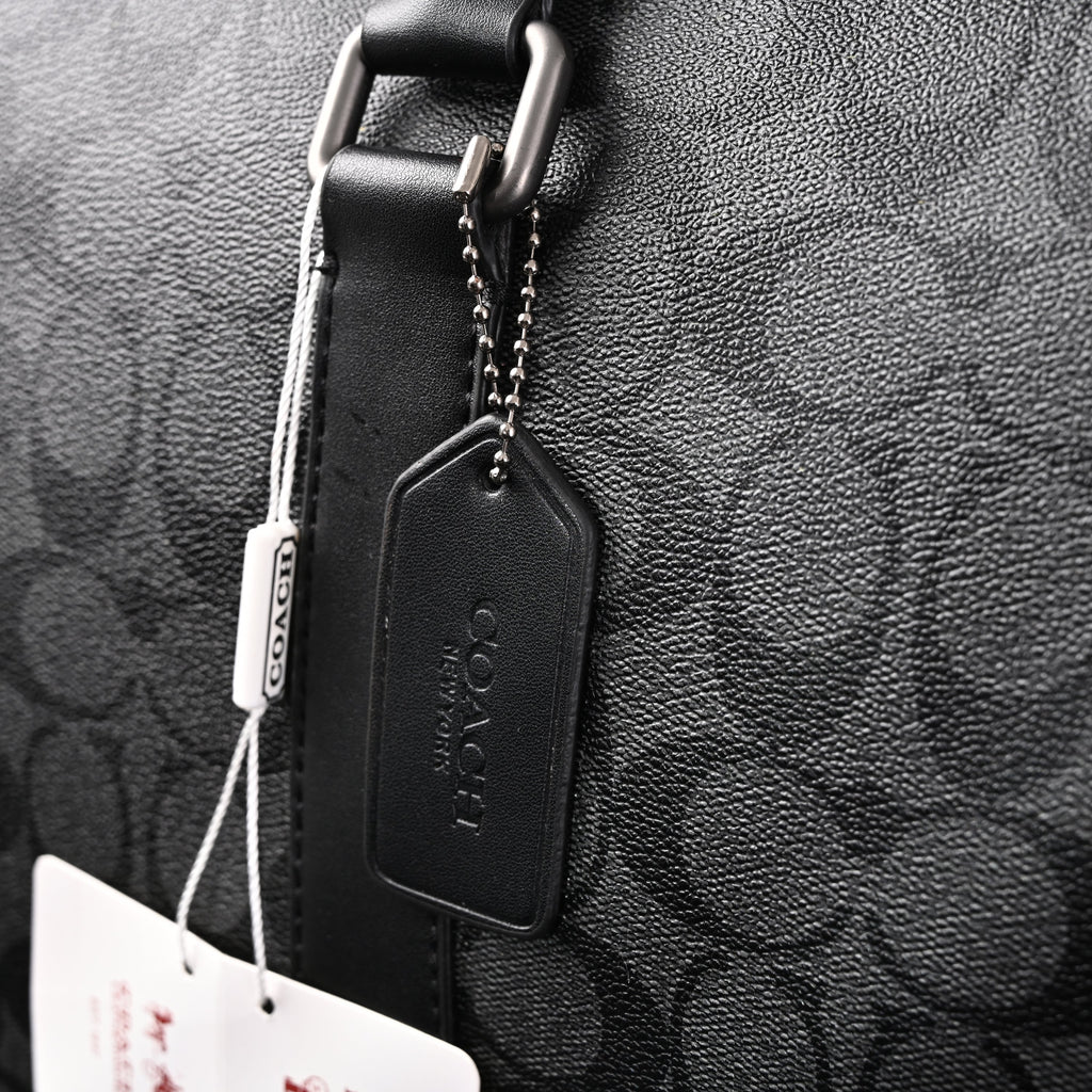 louis-vuitton-keepall-bandouliere-50-damier-graphite-canvas-travel-bag Handle