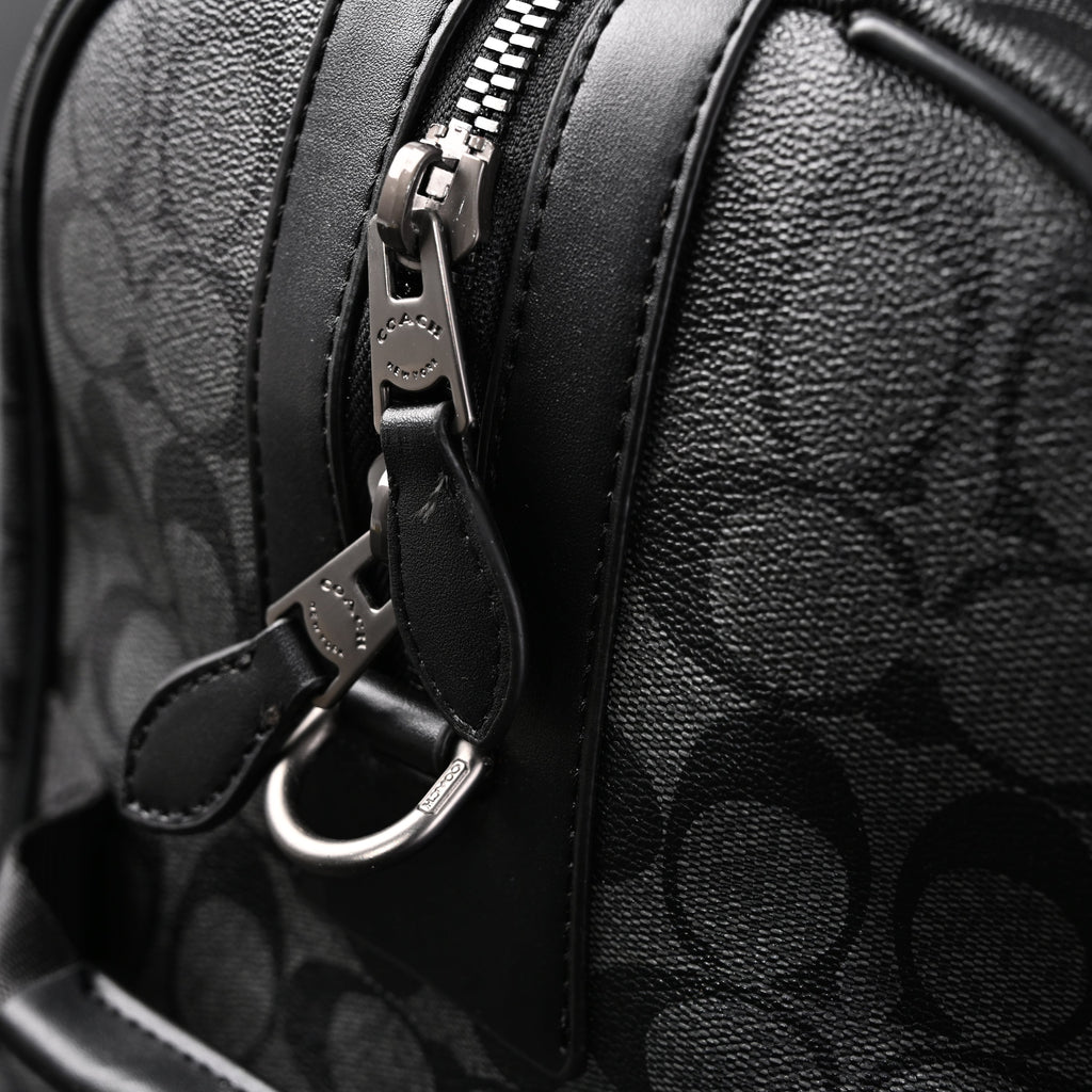 louis-vuitton-keepall-bandouliere-50-damier-graphite-canvas-travel-bag Handle