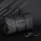 louis-vuitton-keepall-bandouliere-50-damier-graphite-canvas-travel-bag Handle