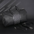 louis-vuitton-keepall-bandouliere-50-monogram-eclipse-canvas-travel-bag Handle