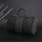 louis-vuitton-keepall-bandouliere-50-monogram-eclipse-canvas-travel-bag Handle