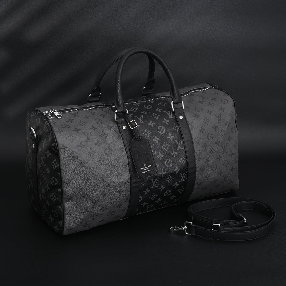 louis-vuitton-keepall-bandouliere-45-monogram-eclipse Handle