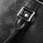 louis-vuitton-keepall-bandouliere-50-monogram-eclipse-canvas-travel-bag Handle
