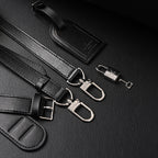 louis-vuitton-keepall-bandouliere-50-monogram-eclipse-canvas-travel-bag Handle