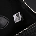 louis-vuitton-keepall-bandouliere-50-monogram-eclipse-canvas-travel-bag Handle