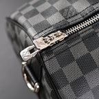 louis-vuitton-keepall-bandouliere-45-damier-graphite-canvas Handle