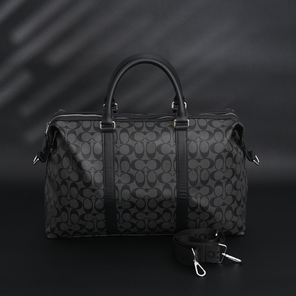 coach-metropolitan-duffel-bag-in-signature-black-canvas Handle