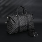 coach-metropolitan-duffel-bag-in-signature-black-canvas Handle