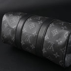 louis-vuitton-keepall-bandouliere-50-monogram-eclipse-canvas Handle
