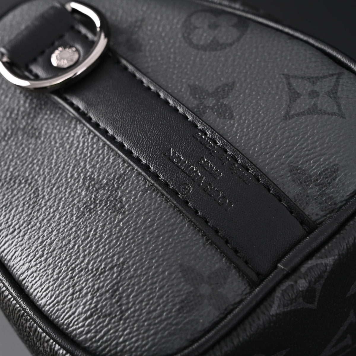 louis-vuitton-keepall-bandouliere-50-monogram-eclipse-canvas Handle