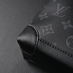 louis-vuitton-soft-trunk-messenger-monogram-eclipse-canvas-with-silver-chain Crossbody
