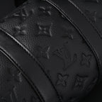 louis-vuitton-keepall-bandouliere-50-monogram-shadow-black-leather Handle